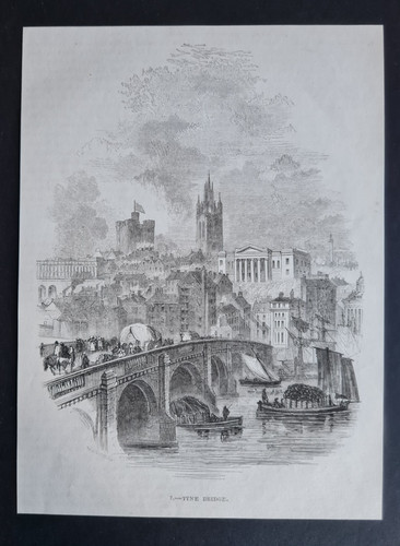 Antique 1850 print - ,