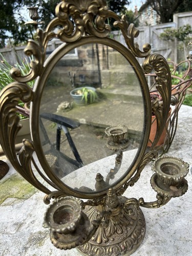 Antique french candle lit - french,