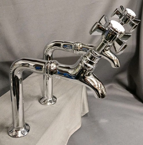 Chrome tall bib taps ideal - chrome,