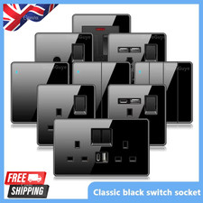 Black Tempered Glass Light