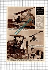 The Pulse-Jet Helicopter Top Sergeant Allan Thompson Al Boyer  - 1950 Clipping