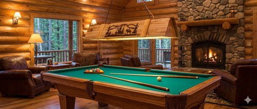New led elk hunter pool - led, table