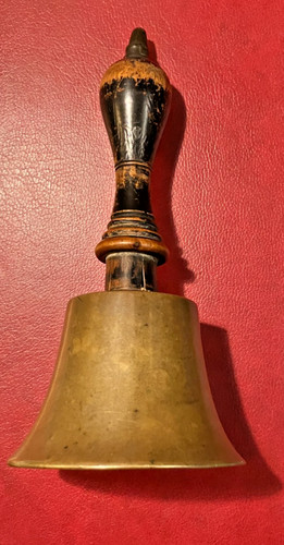 Victorian small cast bellmetal - victorian,