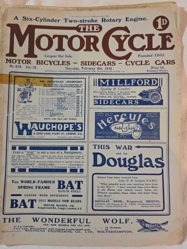 The motor cycle - magazine, no