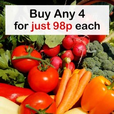 Choose ANY 4+ FOR 98p EACH Herb & Vegetable Seeds Grow Your Own Indoor & Outdoor