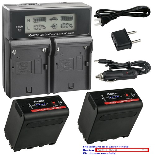 Kastar battery lcd dual fast - dual,