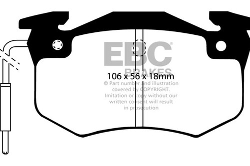 Ebc greenstuff rear brake pads - ebc,