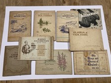 10x Vintage Cigarette Card