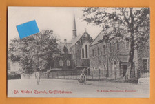 Wales- St Hilda's Church, Griffithstown, nr Ponypool.    Postcard