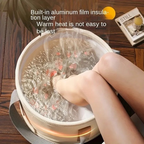 Foldable foot spa bath - foldable, basin