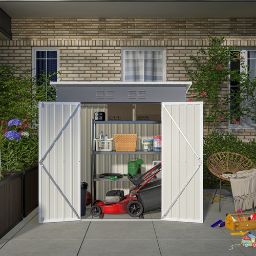 Outdoor metal storage - 6'x4',
