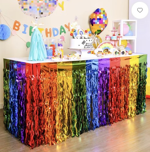 Rainbow party decorations - rainbow,
