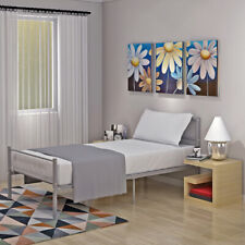 Single Bed Metal Beds Frame 3ft  with Large Storage Space For Kids Adults