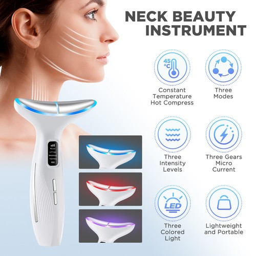 Smart led light therapy neck - led,
