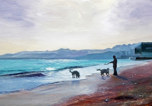 Art painting print seascape - print,,