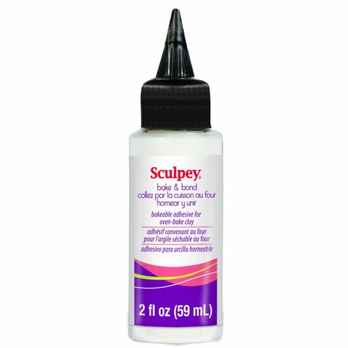 Sculpey adhesive bake and - -,