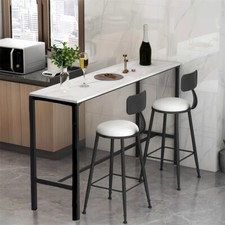 Luxury Bar Table Reinforce Painted Steel Antirust for Pub Living Room Restaurant