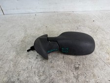 WING MIRROR NISSAN MICRA K12 2003 NSF PASSENGER SIDE FRONT MANUAL BLACK PLASTIC