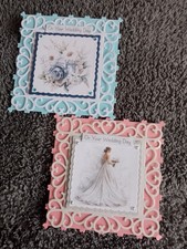 2 Wedding Day Card Toppers For