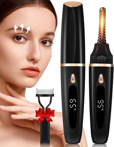 Heated eyelash curlers eye - curlers,