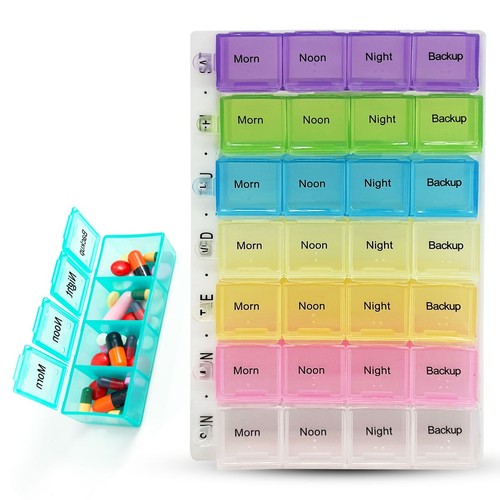 Day weekly pill box 28 - weekly,