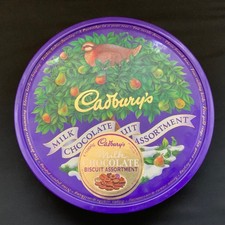 Vintage 1995 Cadburys Milk Chocolate Biscuit Assortment Tin