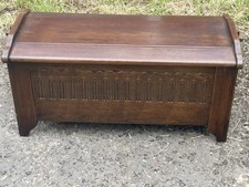 SUPERB OAK OLD CHARM STYLE OTTOMAN VERY CLEAN CONDITION WE DELIVER.