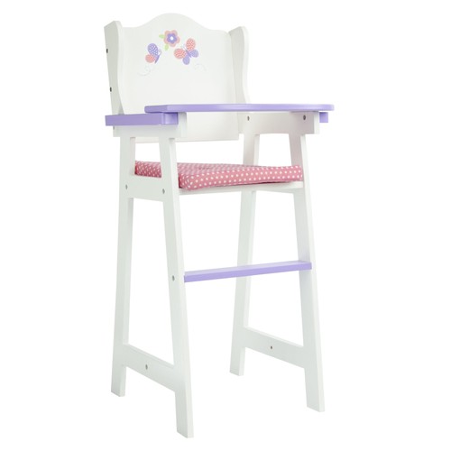 Doll high chair wooden - high,
