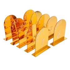 10 Pcs Black Acrylic Wedding