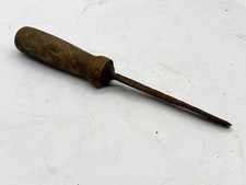 ANTIQUE WOOD HANDLE METAL FILE TOOL BLACKSMITH COBBLER RUSTY OLD RASP