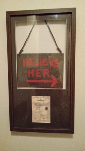 Horror movie memorabilia
