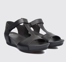 Camper Black Calfskin Leather