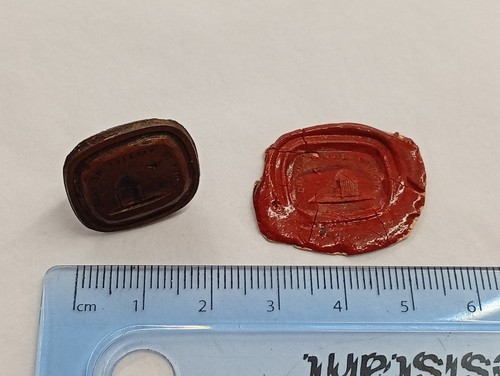 Antique wax seal stamp - seal,