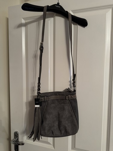 Next grey crossbody bag faux - next,