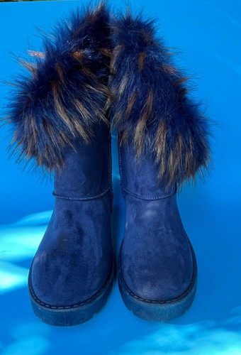 Bamboo blue faux - bamboo, ~
