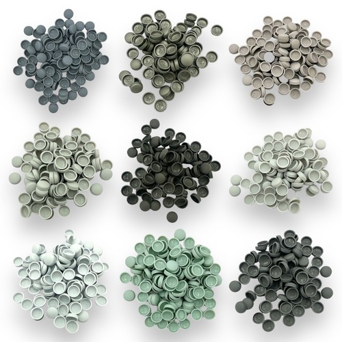 Dome screw cover caps grey - caps,