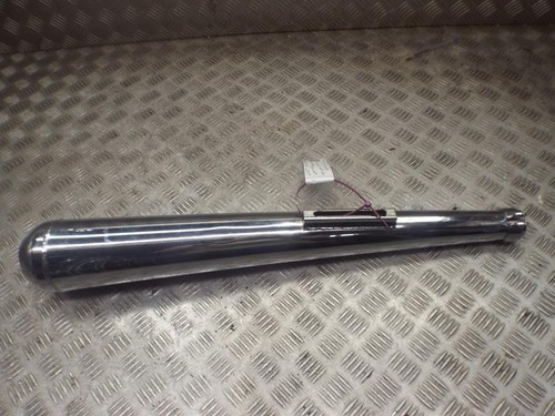 Motorcycle exhaust end can - end,