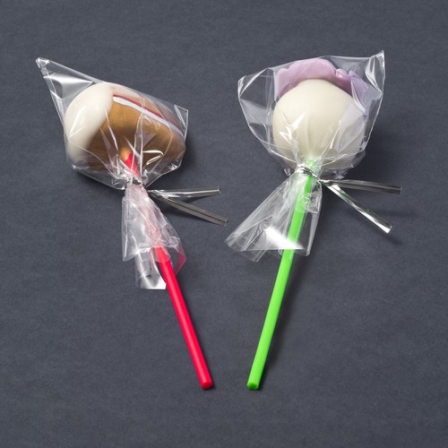 Clear lollipop cake - clear,