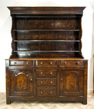 Beautiful 20th Century Carved Oak Dresser