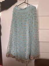 Lehenga Skirt, Turquoise Blue