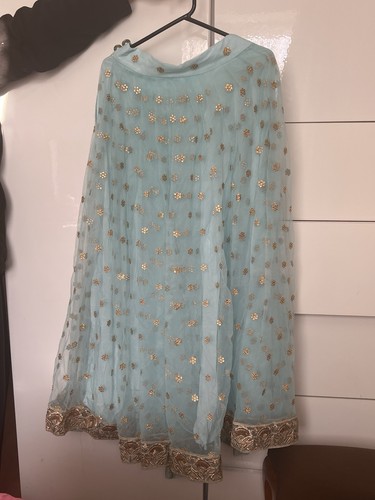 Lehenga skirt turquoise blue - lehenga,