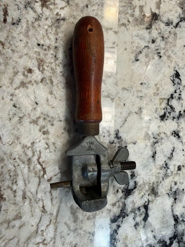 Vintage hand held vise - vintage,