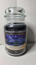 YANKEE CANDLE ORIGINAL LARGE JAR WINTER NIGHT STARS 623gm