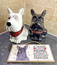 WHITE & BLACK WESTIE SCOTTY