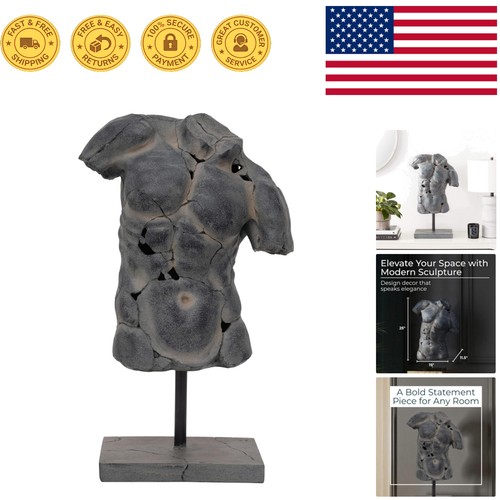 Striking modern male torso - male,