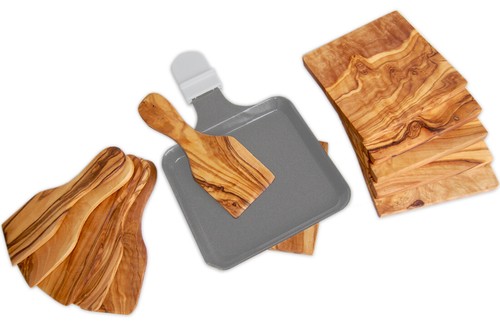 Olivenholz raclette spatula - raclette,