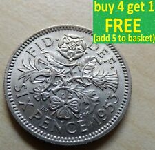 Elizabeth II Sixpence Choice of Dates 1953 - 1970 Pick Your Own Choose