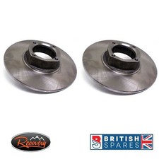 MG MIDGET, AUSTIN HEALEY SPRITE FRONT BRAKE DISCS x 2 (WIRE WHEELS) BTA469