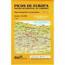 Map Picos De Europa Spain