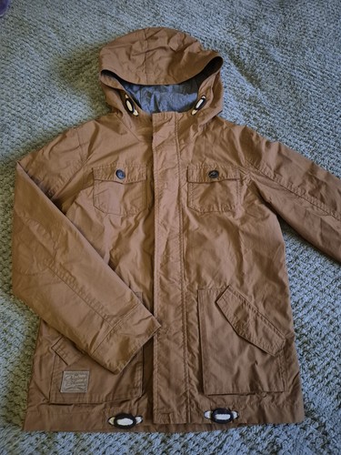 Brown boys parka coat size - size, 11